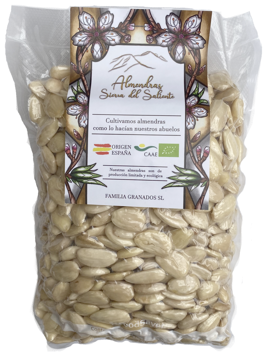 Almendra repelada ecológica 1kg Almendra blanca ecológica