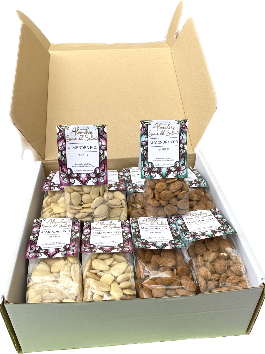 Almendra natural y blanca lote 32 bolsas 100 gramos Almendra natural y blanca lote 32 bolsas 100 gramos