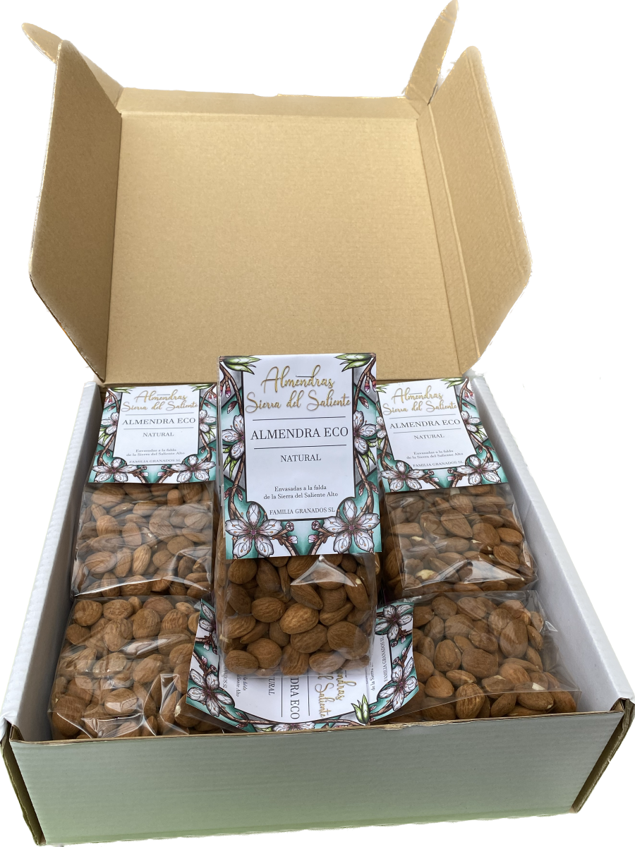 Almendra natural bolsa 200 gramos Almendra comuna bolsa 200 gramos
